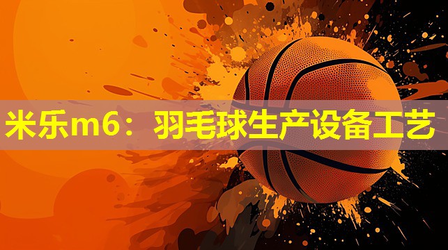 米乐m6：羽毛球生产设备工艺